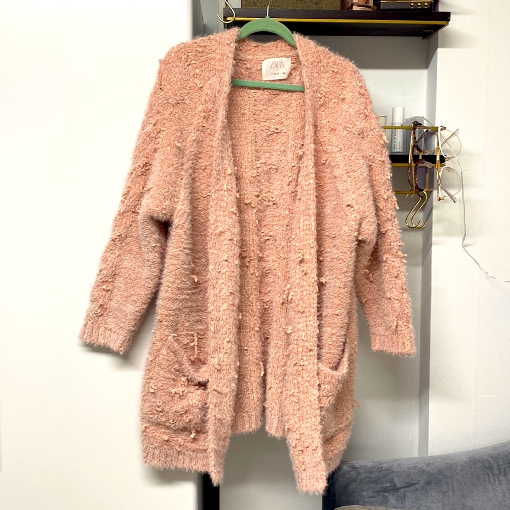 Zara textured cardigan